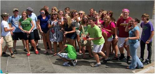 Youth at St Louis Arch